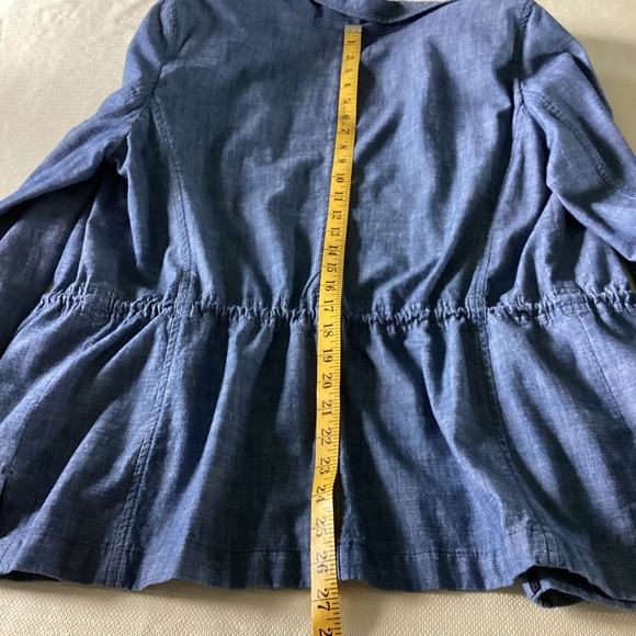 Talbots unlined blue jacket size L - Picture 3 of 13